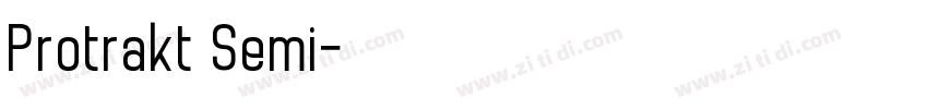 Protrakt Semi字体转换 Protrakt Semi字体转换